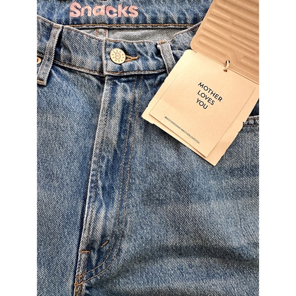 Mother Denim Snacks The Dinner Bell Crop Jeans All You Can Eat Size 26 NWT - Picture 4 of 9